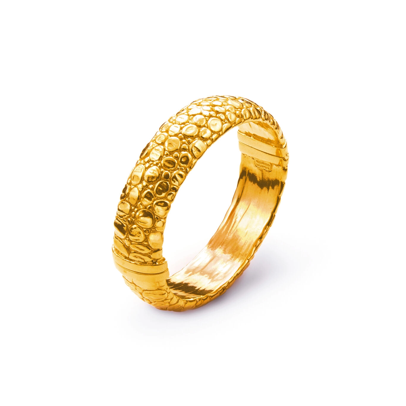 Bangle Croco Grande Oro